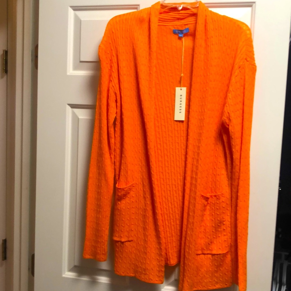 Burgess cardigan sweater brand new with tags